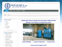 Tablet Screenshot of novacqua.com